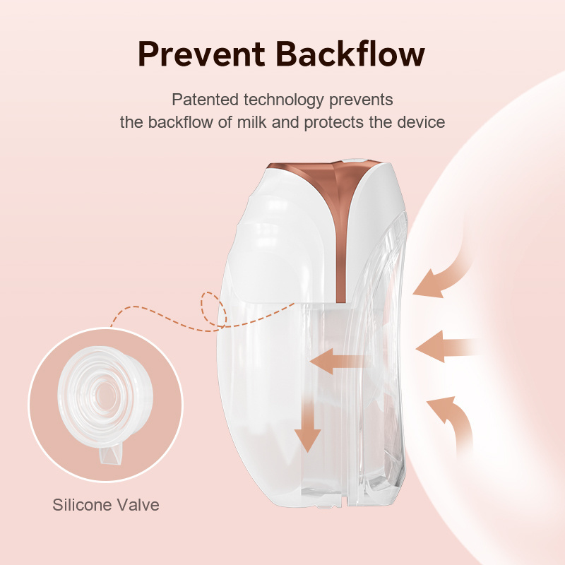 Wholesale Hands Free Silicone Wireless Electric Breast Pump Wearable Breast Milk Pump for Baby Feeding, BPA-Free, OEM/ODM