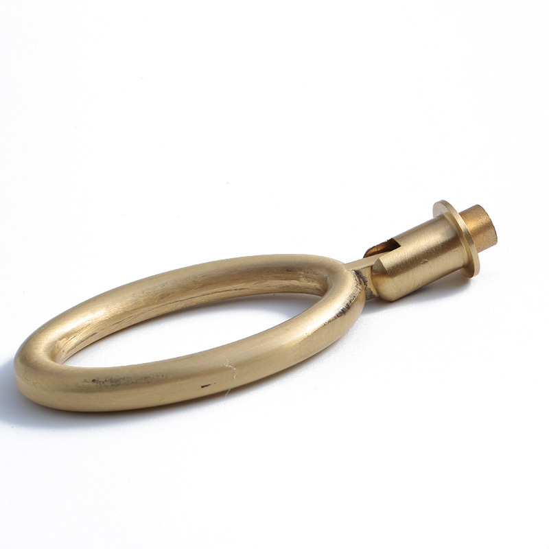 Solid brass pendant handles for wood dresser wardrobe customized round handle and knobs