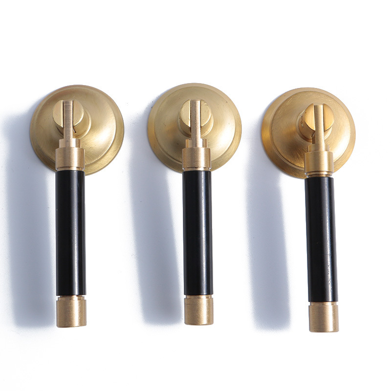 Fashion Kitchen Cupboard Door Pulls Drawer Knobs Chinese Style Furniture Handle Hardware Brass Gold Black Cabinet Handles