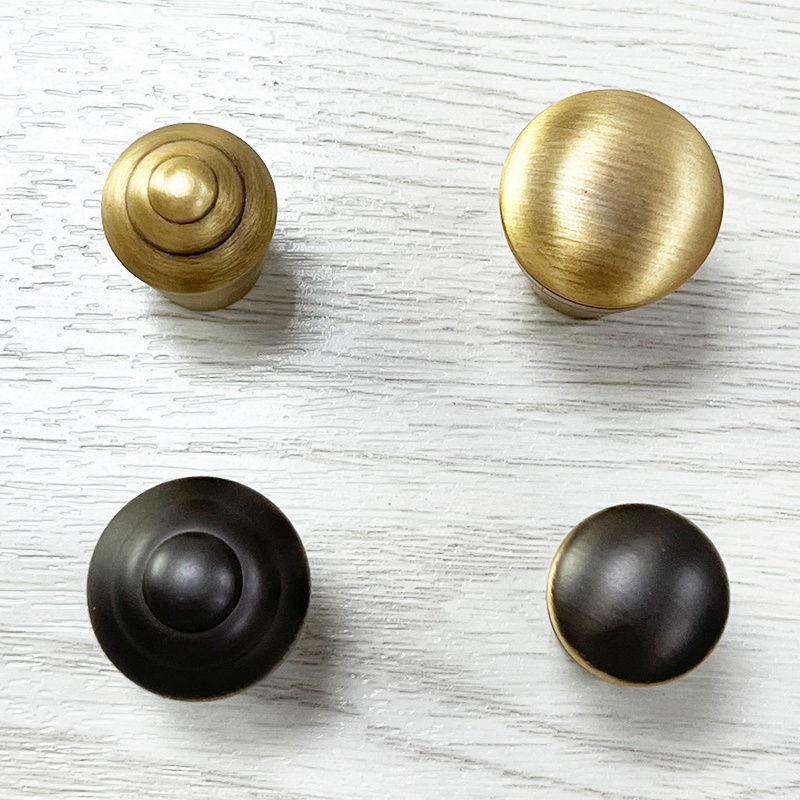 Newly Design OEM Brass Furniture Handles Pure Copper Pulls Wardrobe Dresser Cupboard Cabinet Drawer Wine Bar Brass Knobs