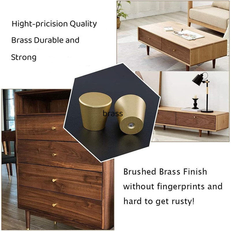 Brass Cabinet Gold Chrome Black Handles Flush Alno Round Polished Knob Hardware Blank Pull Cabinet Drawer Pulls Handles