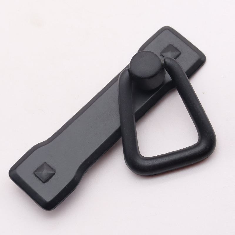 Black Chrome Modern Cabinet Hardware Knob Handle Pull Furniture Metal Handle Black Square Cabinet Handles Black Square