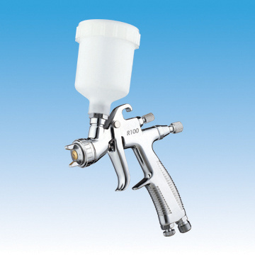 RONGPENG R100 High Quality Professional LVLP Spray Gun for DIY Gravity Feed Air Sprayer with Automotive Clear Coating Design