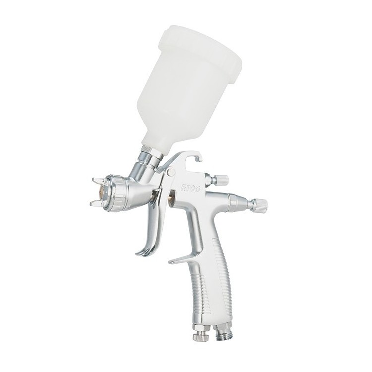 RONGPENG R100 High Quality Professional LVLP Spray Gun for DIY Gravity Feed Air Sprayer with Automotive Clear Coating Design