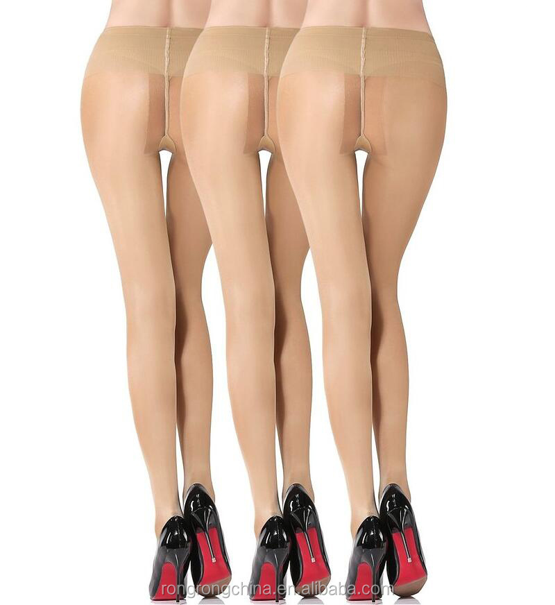 ZhengJiang RongRong Hosiery T Crotch Sheer Toe Low Waist Support Tights Pantyhose