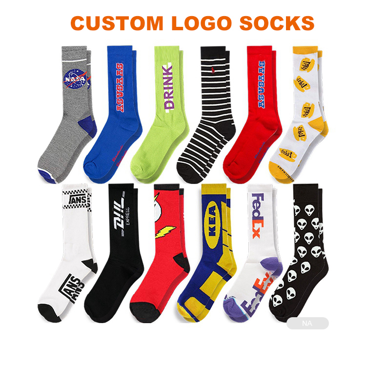 Wholesale Manufacturer Custom Logo Men Medical Socks Unisex Sport Customized Stockings Printing Embroidery Compression Socks