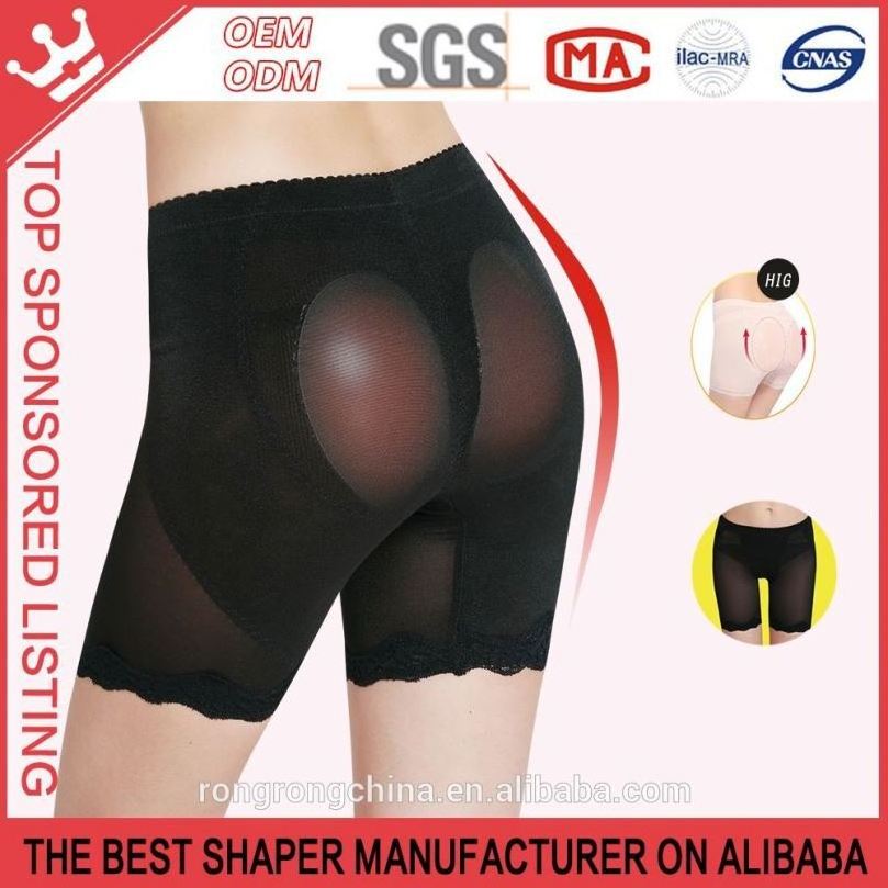 Silicone Hip Pads Butt Lifter Underwear High Waist Control Hip Enhancer Panties