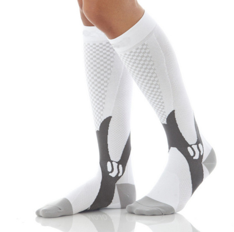 Compression pink knee high soccer socks for Women Men custom compression socks for sports