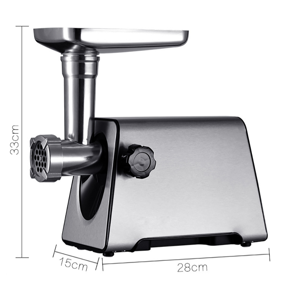 New arrival Stainless steel housing 3 cutting plates all in 1 Multifunctional food mincer Meat grinder