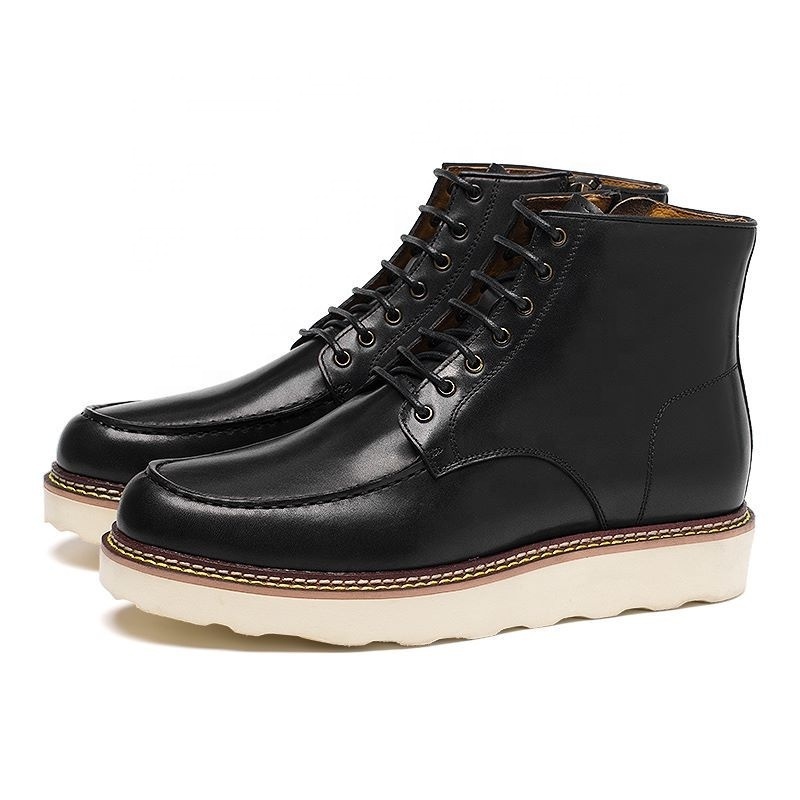 New Arrival Men's Ankle Leather Boots Classic Casual Martin Boots For Men Wear