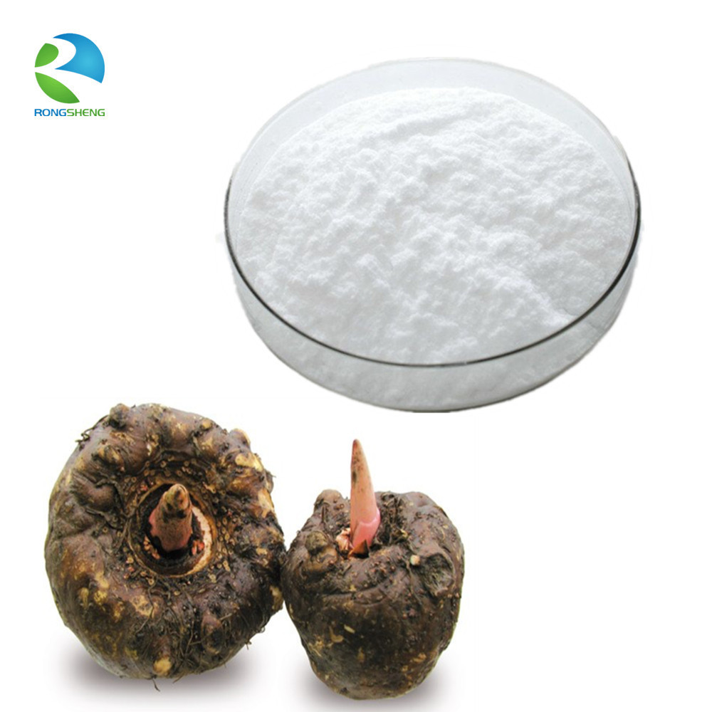 Manufacture Supply Fruit Vegetable Flour Jelly Gum Meal Replacement Organic Glucomannan Amorphophallus Konjac Root Powder