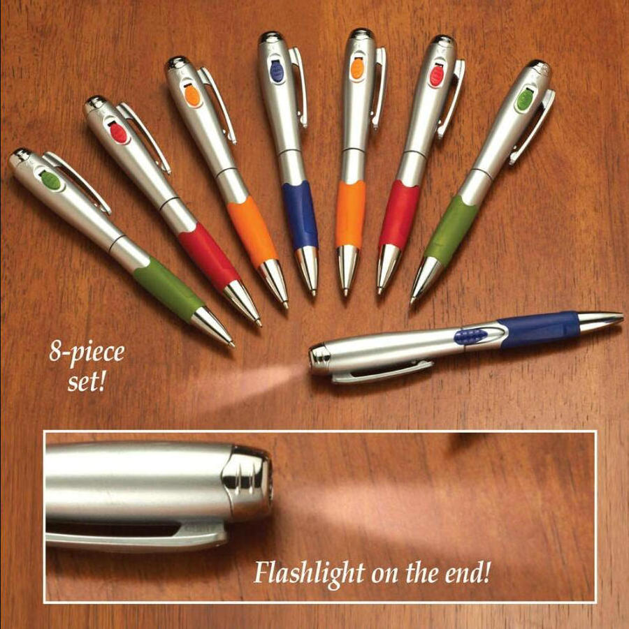 customized Smooth Writing 3 in 1 plastic promotion Stylus Ball Pen with Led Flashlight Torch-custom logo light up ballpoint pen