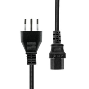 Factory Supply Customized Power Cable Italy Male IEC to C13 Power Cord