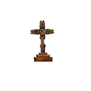 Jesus Decoration Living Room Souvenir Christian Cross Sculpture Memorial Gift  Bible Icon Ornament Home Furnishing article