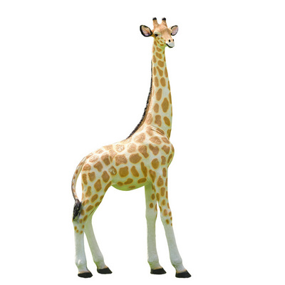 Garden Decoration Polyresin Outdoor Giraffe Sculptures Fiberglass Eco friendly Custom Giraffe Figurine statues