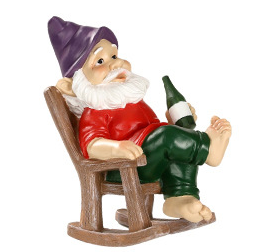 Factory Sales New Desktop Resin mini Decoration Garden Gnome for Lawn Ornaments Poly resin for Outdoor Decor Cartoon Sculpture