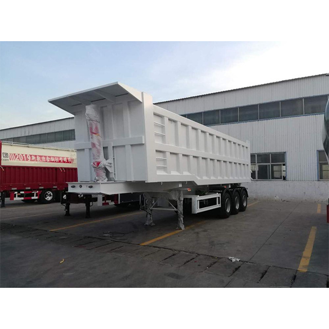 Newly built 3-axis 40 tons building materials coal transport dump truck