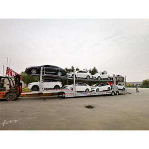 Hot two-layer double-decker vehicle truck trailer Car transport trailer car transport trailer