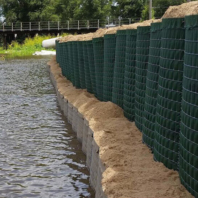 heavily galvanized hesco bastion retaining wall defensive barriers price