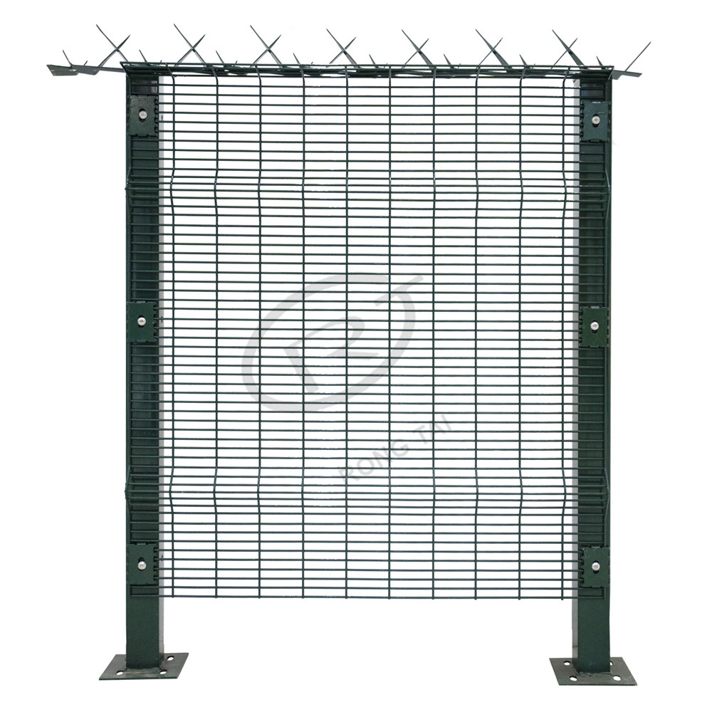 Custom Security anti climb mesh 358 clear view fence price