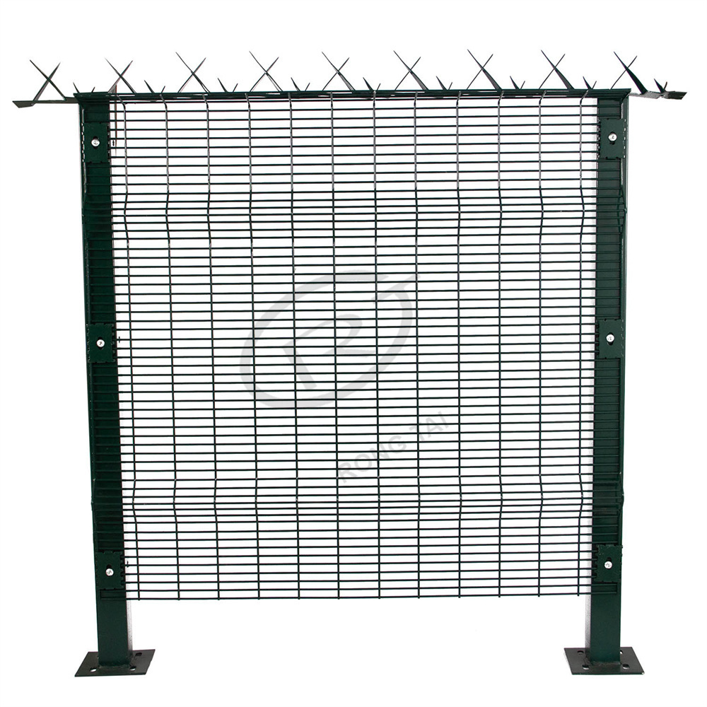 Custom Security anti climb mesh 358 clear view fence price