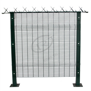 Custom Security anti climb mesh 358 clear view fence price