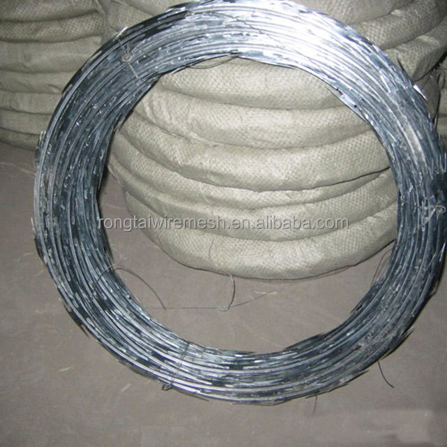 Manufacturer y style arm galvanized flat wrap razor wire fence panel