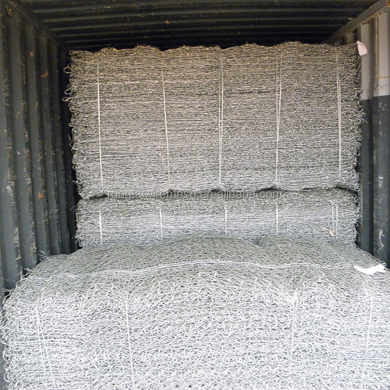 Custom heavy duty alloy gabion box baskets galvanized steel hexagonal woven wire 2x1x1-gabion-box-weight