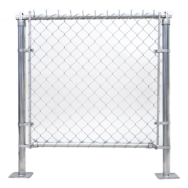 privacy screen 4mm diameter wire roll diamond hole chain link fence 25 ft