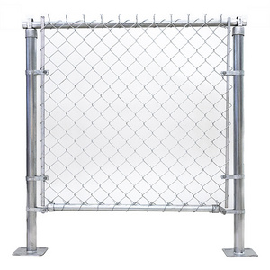 Hot Dipped Galvanized China removable   pvc slats blinds jamaica chain link fence