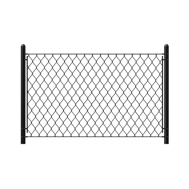 Professional Manufacture Heavy duty blue vinyl coated  used  extensions fully automatic chain link fence