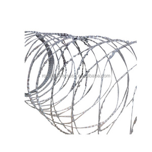 Manufacturer y style arm galvanized flat wrap razor wire fence panel