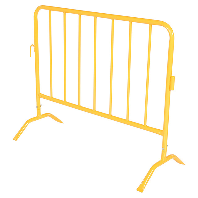 heavy duty flat base corrosion resistance crowd control barriers fencing