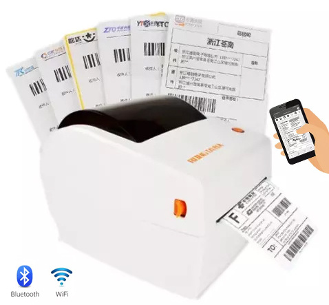 RONGTA 203dpi Desktop Thermal Barcode Printer 4x6 120mm Shipping Label Printer With Bluetooth Thermal Label Printer