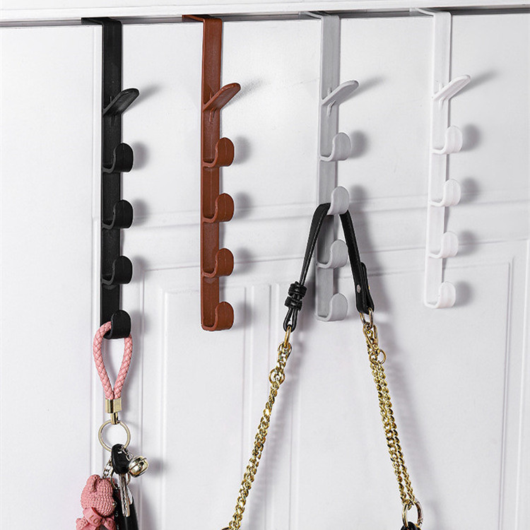 5 Layers Over The Door Hook Organizer Rack Hanger Backpack Handbag Door Hook