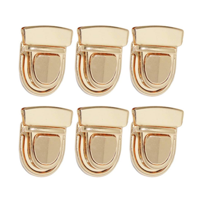 Thumb Lock Purse Buckle Fasteners Wallet Buckle Purse Metal Clasp tuck Locks for DIY Craft Wallets Bag Leather Handbags Making