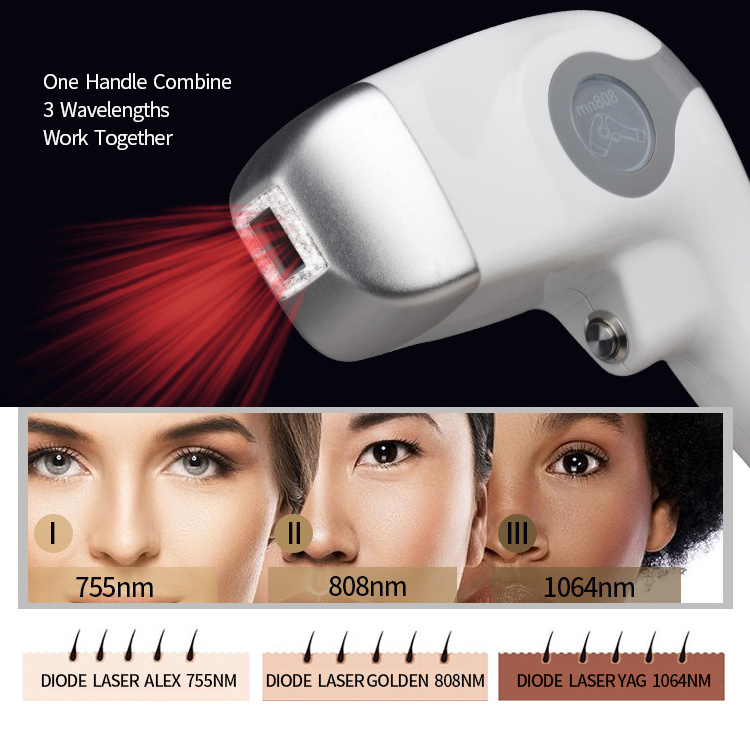 Kes laser  High quality factory price 755nm  808 diode laser hair removal machine