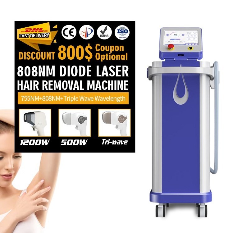 Kes laser  High quality factory price 755nm  808 diode laser hair removal machine