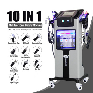 high quality hydra facials machine with led mask H2O2 hidro hydrofacials machine hydro facial machine