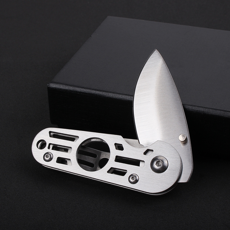 Hot Sale Stainless Steel  Cigar Cutter Stainless Steel Hole Cutter Folding Cigar Cutter Knife