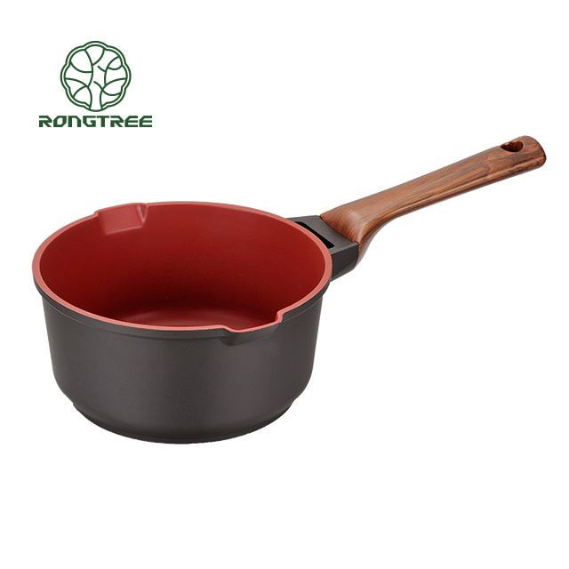 18cm Classic Cast Aluminum Nonstick Coating Sauce Pan Multi-Feature Metal Product