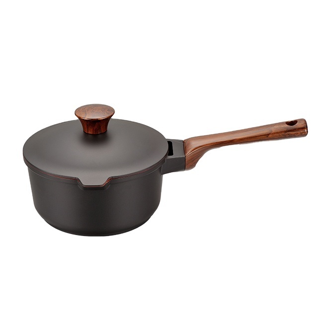 18cm Classic Cast Aluminum Nonstick Coating Sauce Pan Multi-Feature Metal Product