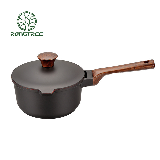 18cm Classic Cast Aluminum Nonstick Coating Sauce Pan Multi-Feature Metal Product