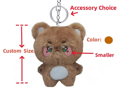 Custom Dolls Toys Gifts Soft Keychain Small Toys Doll Custom Plush cute mini Toy plush Keychain