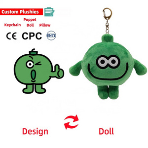 Hot Selling Custom Plush Keychain Stuffed Doll Toy Custom Plush Keychains Toys