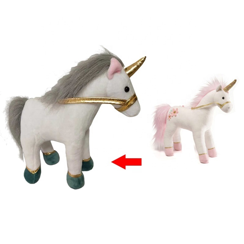 China Yangzhou Baby Plush Toy Manufacturer Custom Anime Jungle Lively Wholesale Unicorns Stuffed Animal