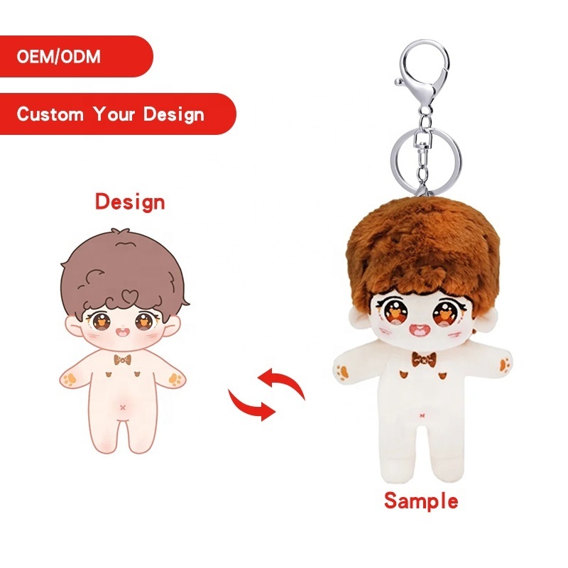 Custom Dolls Toys Gifts Soft Keychain Small Toys Doll Custom Plush cute mini Toy plush Keychain