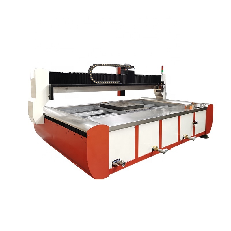 RONGWIN Water jet Cutter 3D Waterjet Cutting Machine With Flow Type Direct Drive Pump water jet machine