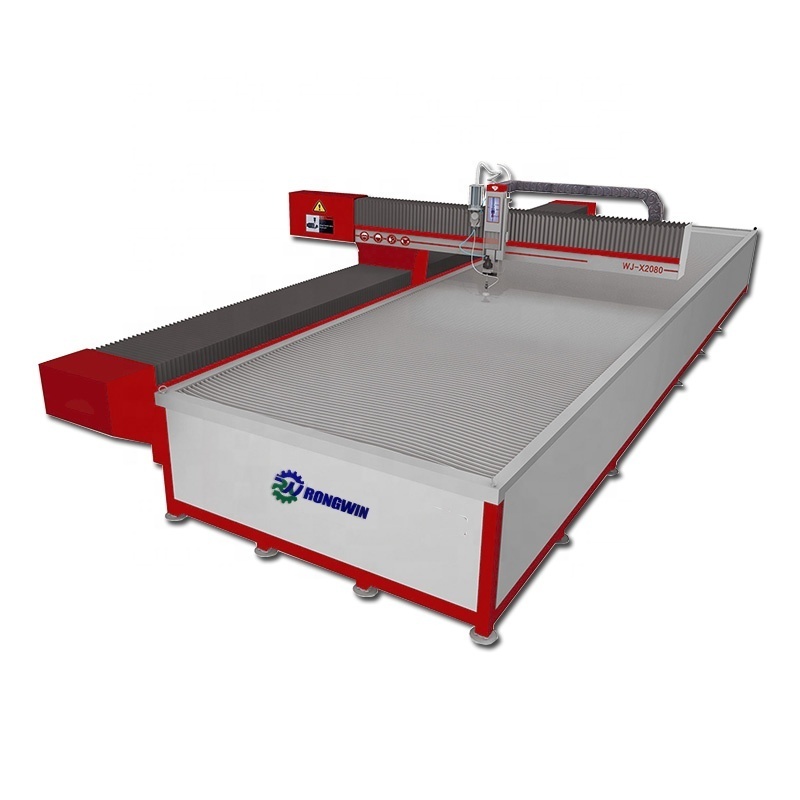 RONGWIN Water jet Cutter 3D Waterjet Cutting Machine With Flow Type Direct Drive Pump water jet machine