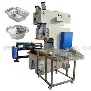 China Manufacturer Aluminium Foil food Container Making Machine